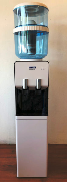 Aqua Cooler Free Standing *WHITE* With Awesome Water Bottle
