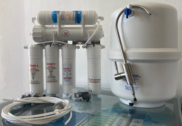 American Made Deluxe Reverse Osmosis - High Alkaline PH 9.5 - Generates Activated Hydrogen (H2)