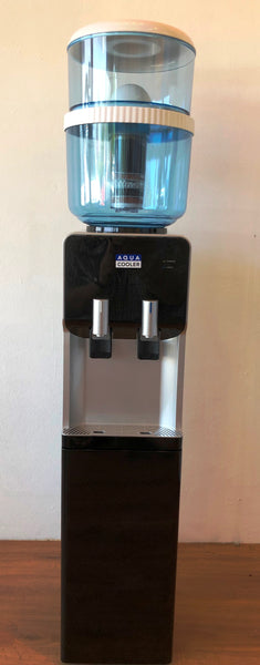 Aqua Cooler Free Standing *BLACK* With Awesome Water Bottle