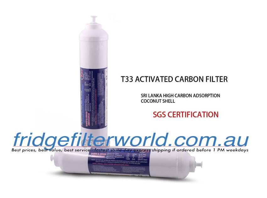 External In-Line Fridge Filter