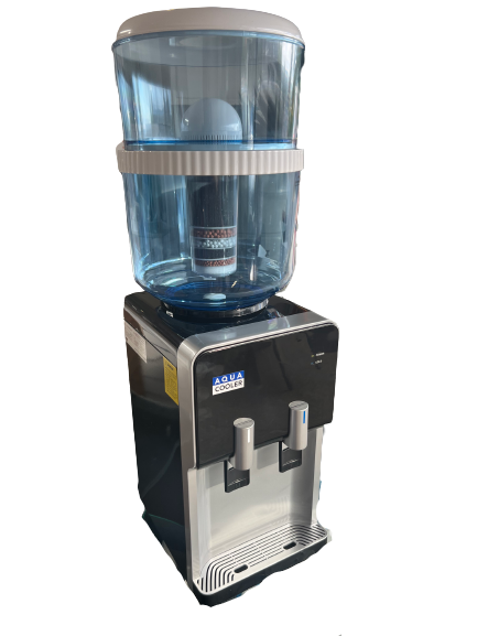 Added Aqua Cooler Countertop Hot Cold *With Awesome Water Filter Bottle
