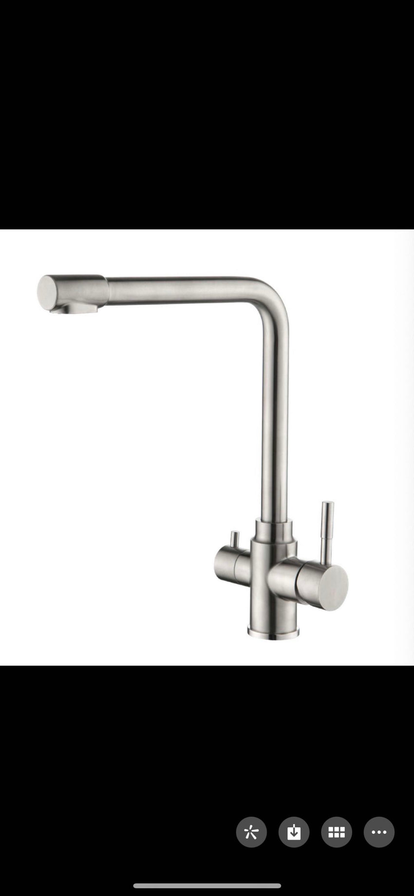 Stainless steel 3-Way Mixer Tap